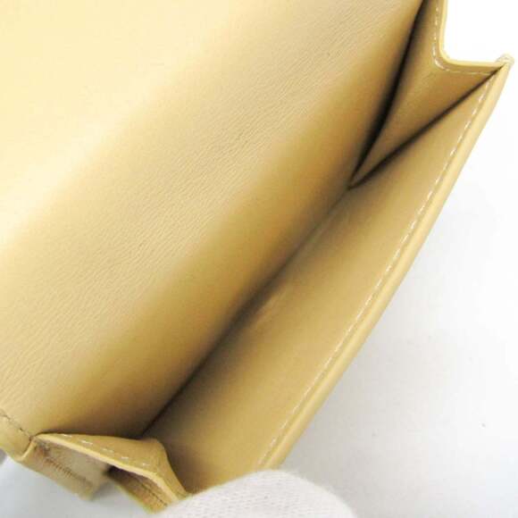 Loewe Anagram Trifold Wallet Women's Leather Wallet (tri-fold) Mustard - Picture 5 of 13